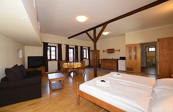 Room No. 19, Accommodation Český Krumlov - At the Trumpeter‘s