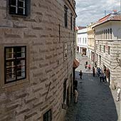 Room No. 14, Accommodation Český Krumlov - At the Trumpeter‘s, the view from the window 	