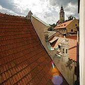 Appartement Nr. 18, Unterkunft Český Krumlov - At the Trumpeter‘s, Fenster Ausblick