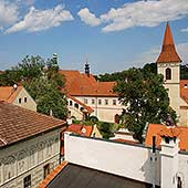 Apartment No. 19, Accommodation Český Krumlov - At the Trumpeter‘s, the view from the window 	