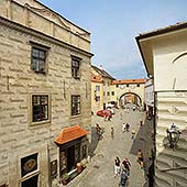 Apartment Nr. 8, Unterkunft Český Krumlov - At The Chimney Sweep‘s, Fenster Ausblick